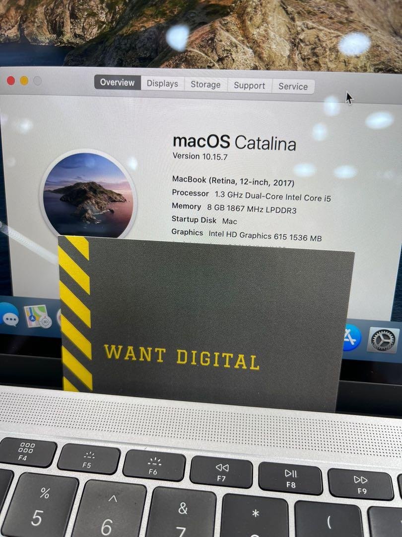 95 New MacBook 1222 2017 i5 512GB 2