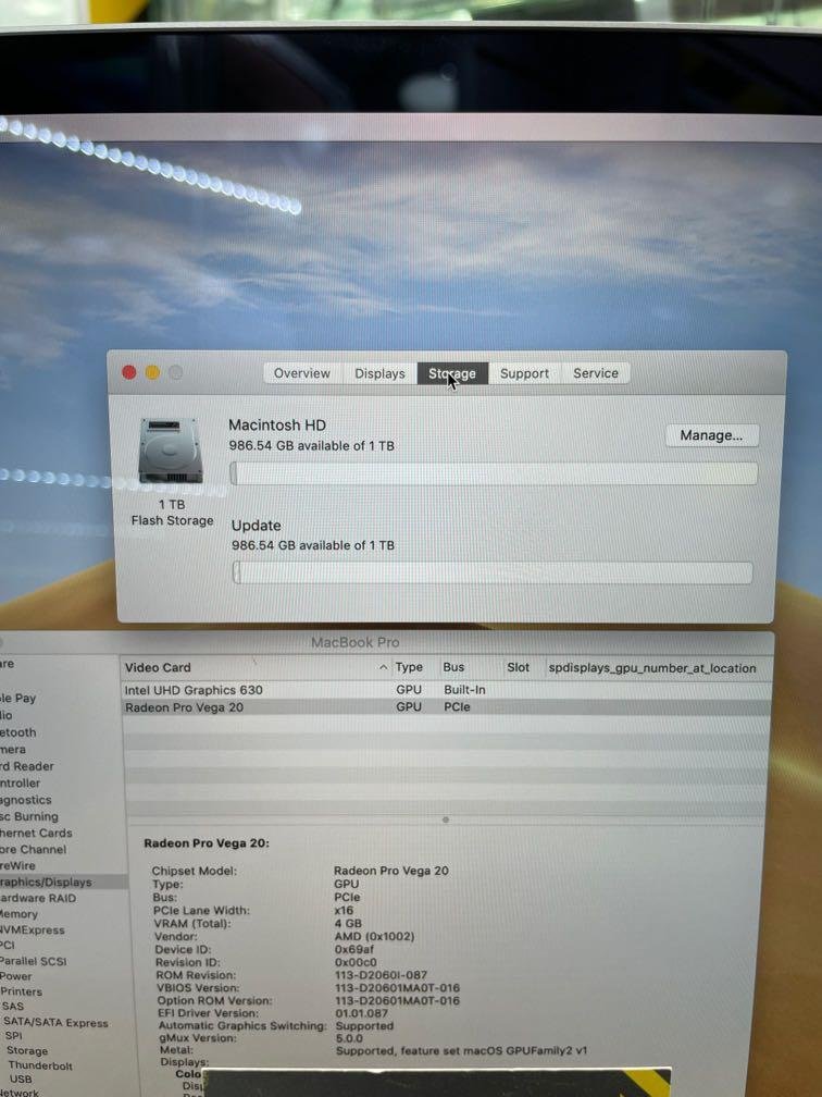 全加強 MacBook Pro 15 2018 i9 32GB 1TB Vega20顯示卡 03
