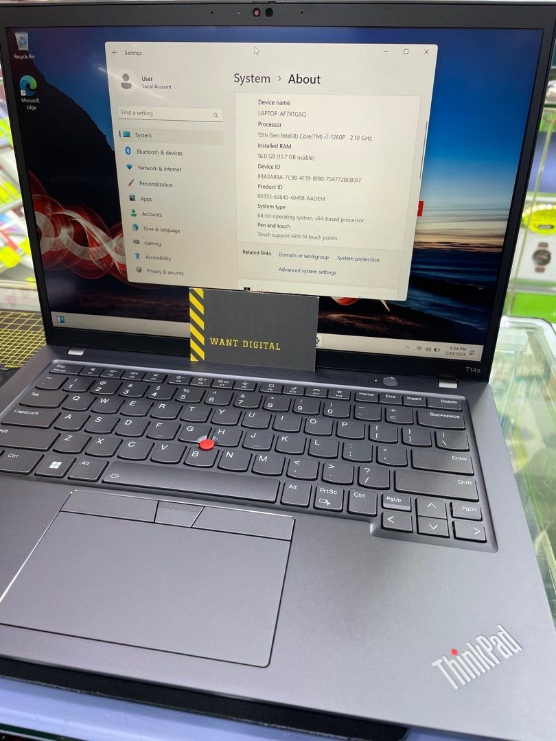 Lenovo T14s Gen.3 Aluminium i7 1
