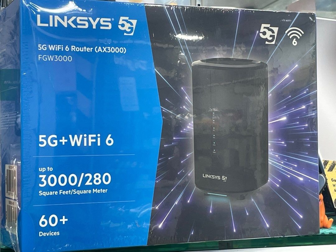 Linksys 5G WIFI6 Router FGW3000 1