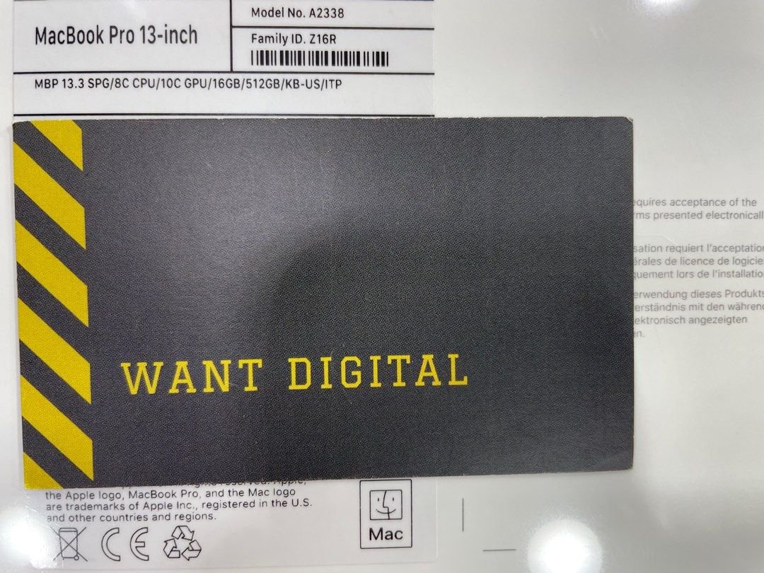 全新行貨 MacBook Pro 13 2022 M2 16GB RAM 加強版 2 1