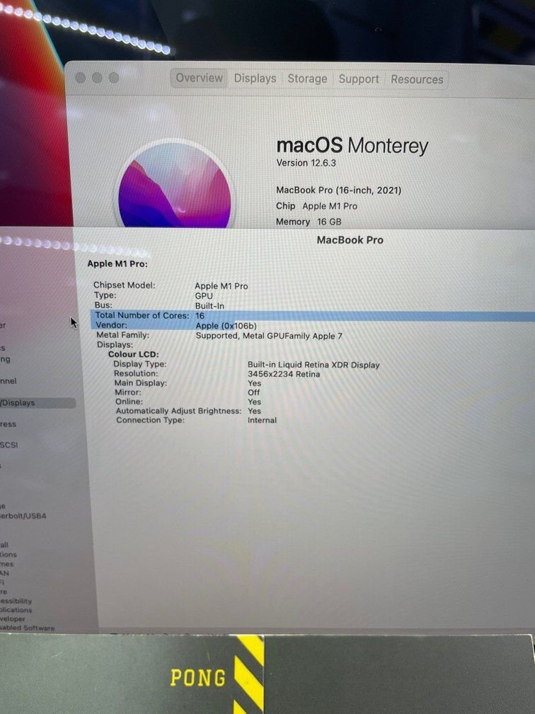 MacBook Pro 2021 : 16” M1 Pro 512GB-3 MacBook Pro 2021 16 M1 Pro 512GB 3 2