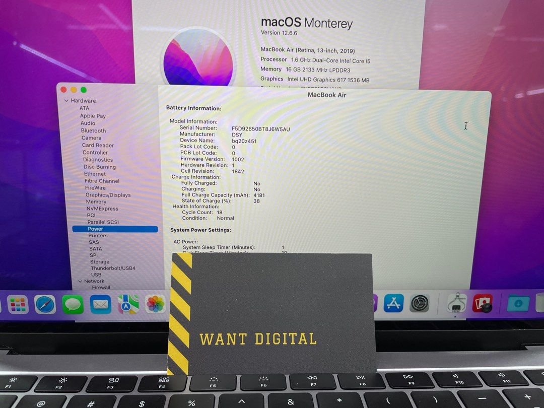 MacBook Air 13 2019 16GB2