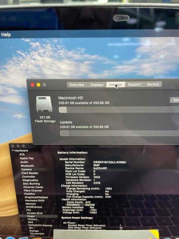 MacBook Pro 2019 256GB3