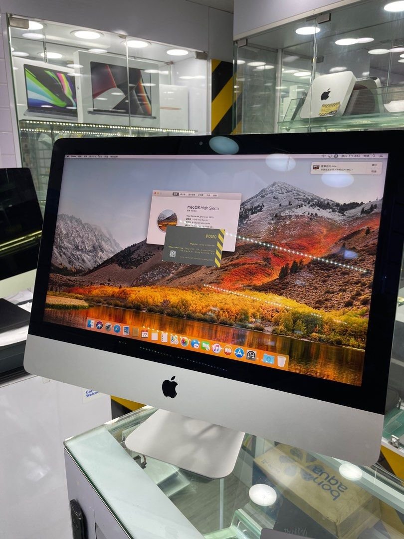 iMac 21.5吋 2017 4K Retina display 480GB SSD1