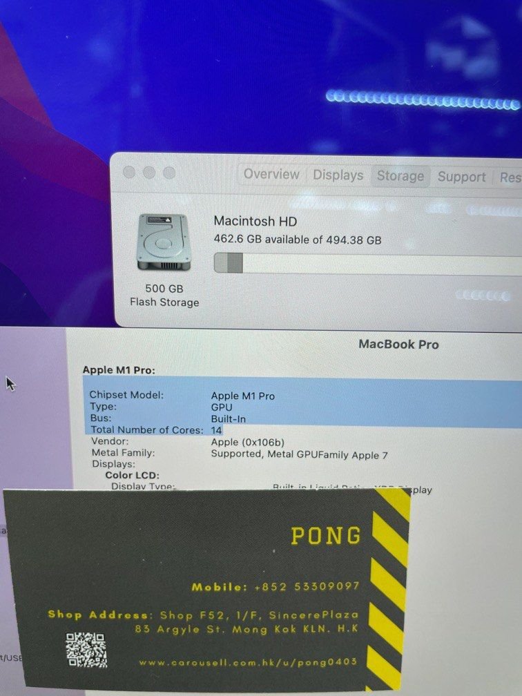 95% New MacBook Pro 14 吋 2021 M1 Pro : 512GB-3 95 New MacBook Pro 14 吋 2021 M1 Pro 512GB 3