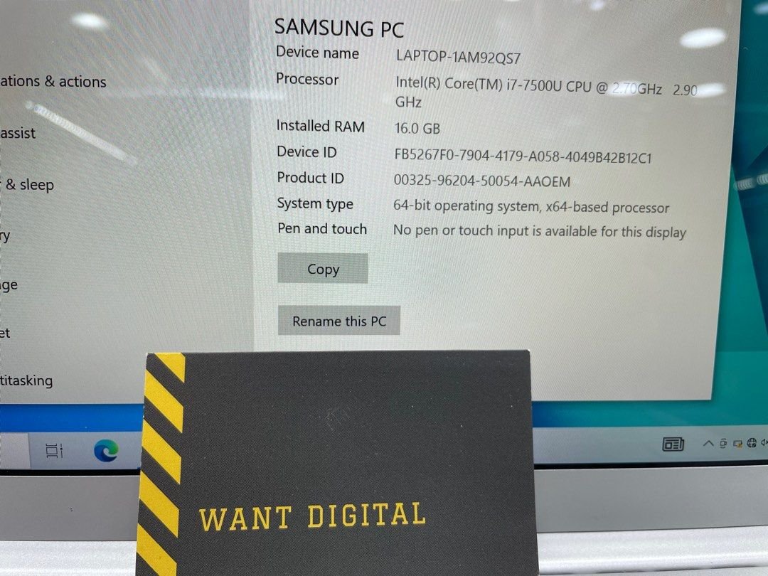 文書輕便之選 Samsung NP900X3N i7 7500U16512 2